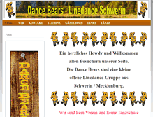Tablet Screenshot of linedance-bears-schwerin.de